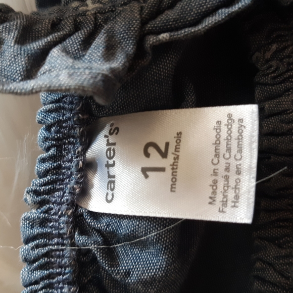 Carter's Baby Girl Bubble Romper - Picture 5 of 6